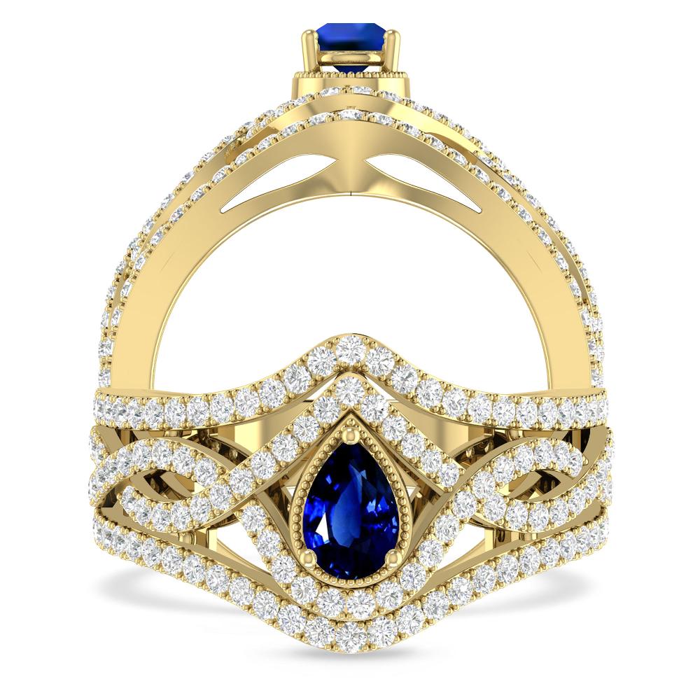 Yellow Gold - Sapphire