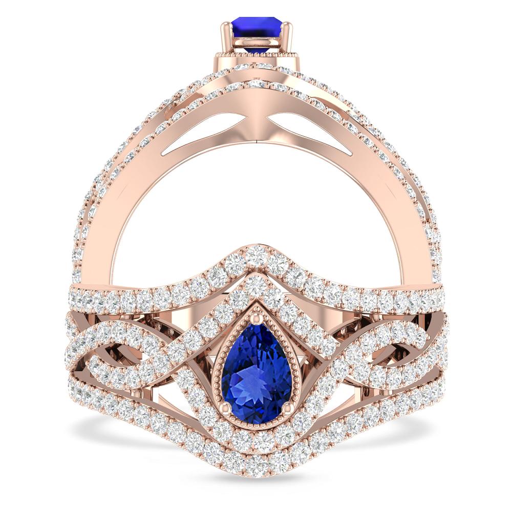 Rose Gold - Tanzanite
