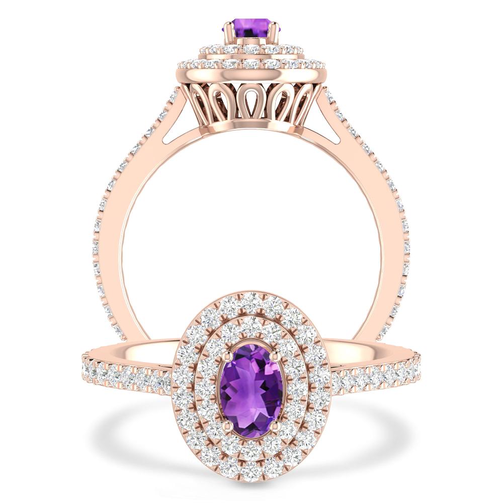 Rose Gold - Amethyst