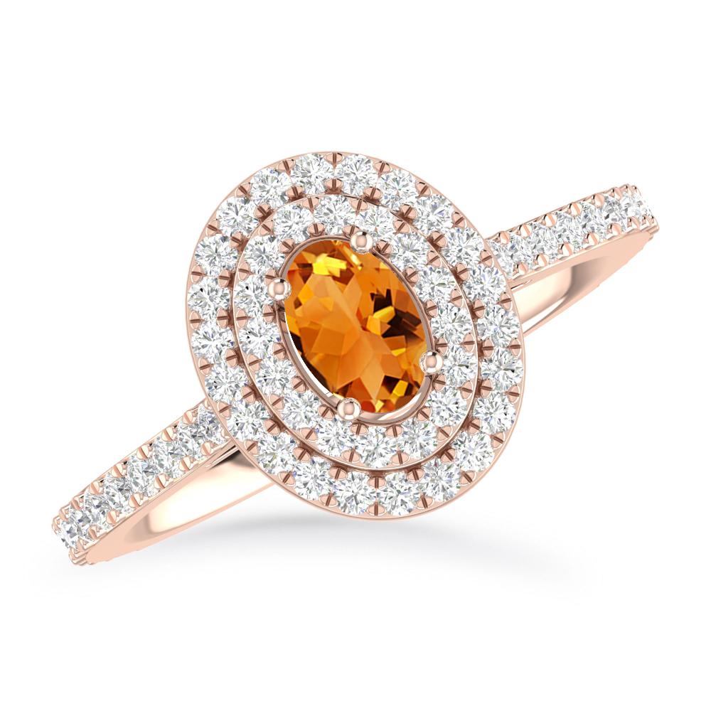 Rose Gold - Citrine