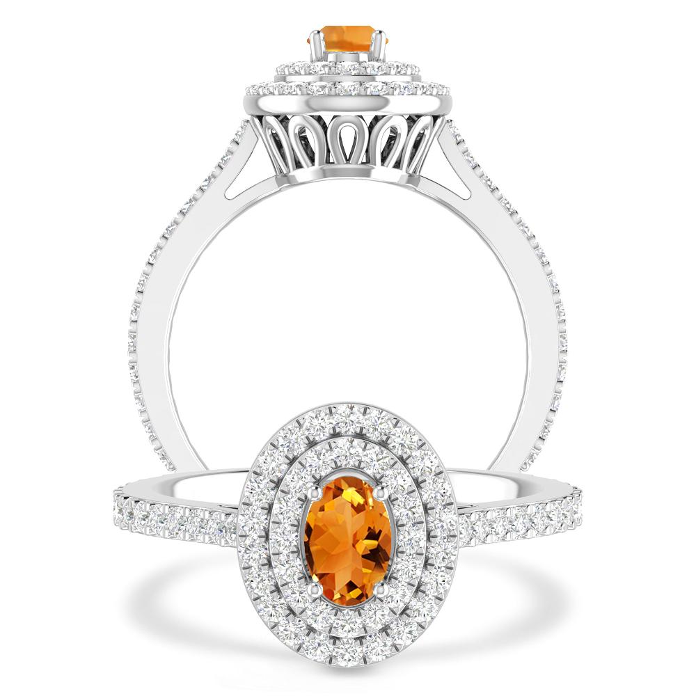 White Gold - Citrine