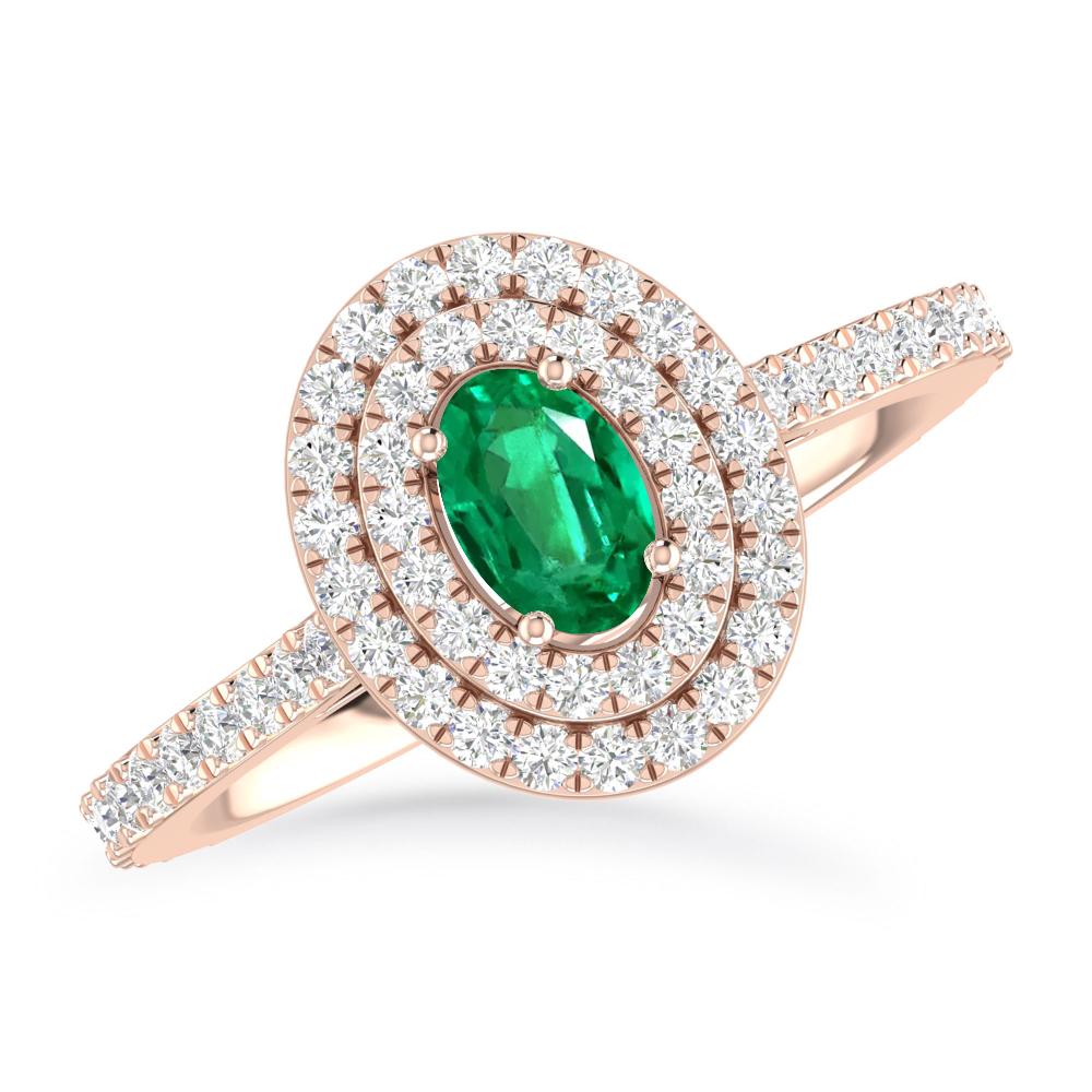 Rose Gold - Emerald