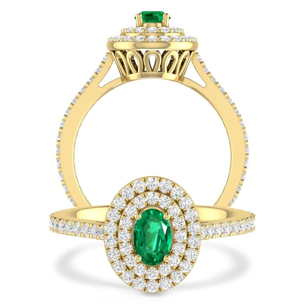 Yellow Gold - Emerald