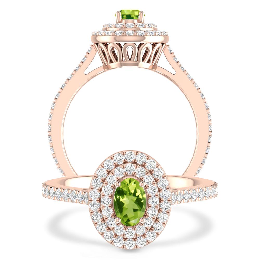 Rose Gold - Peridot