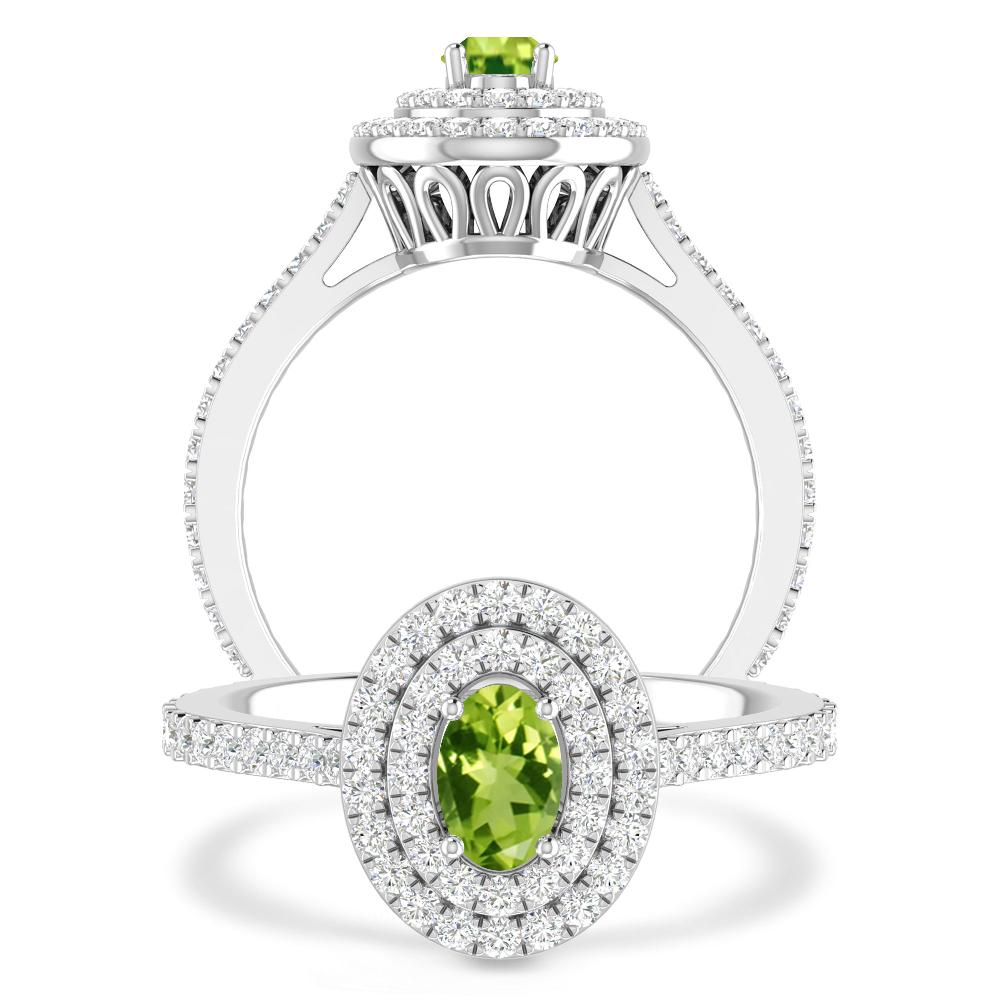 White Gold - Peridot