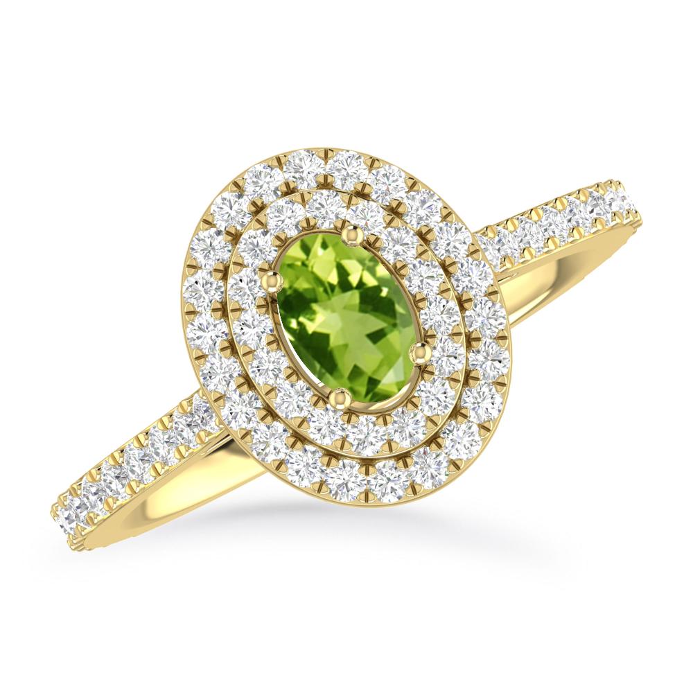 Yellow Gold - Peridot
