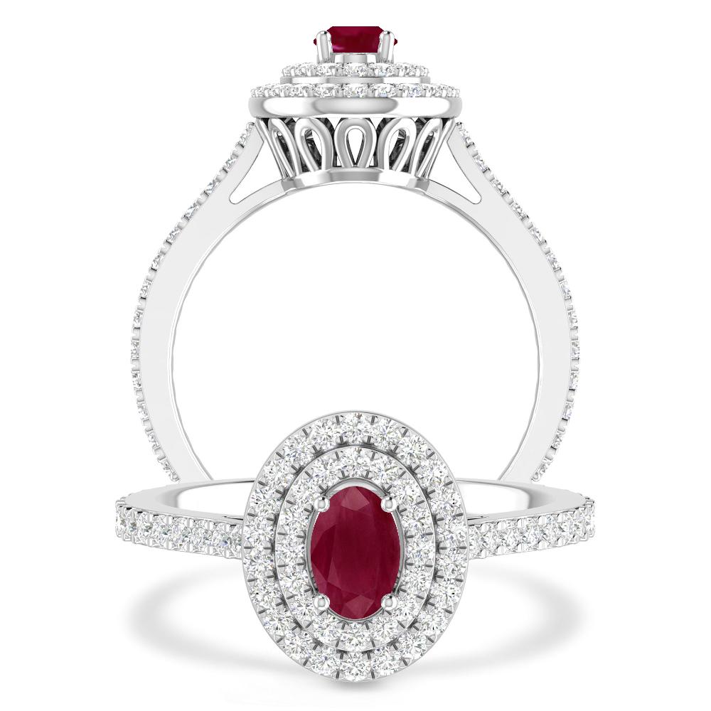 White Gold - Ruby