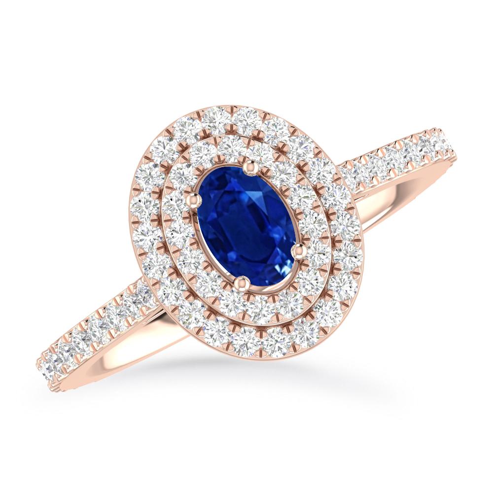 Rose Gold - Sapphire