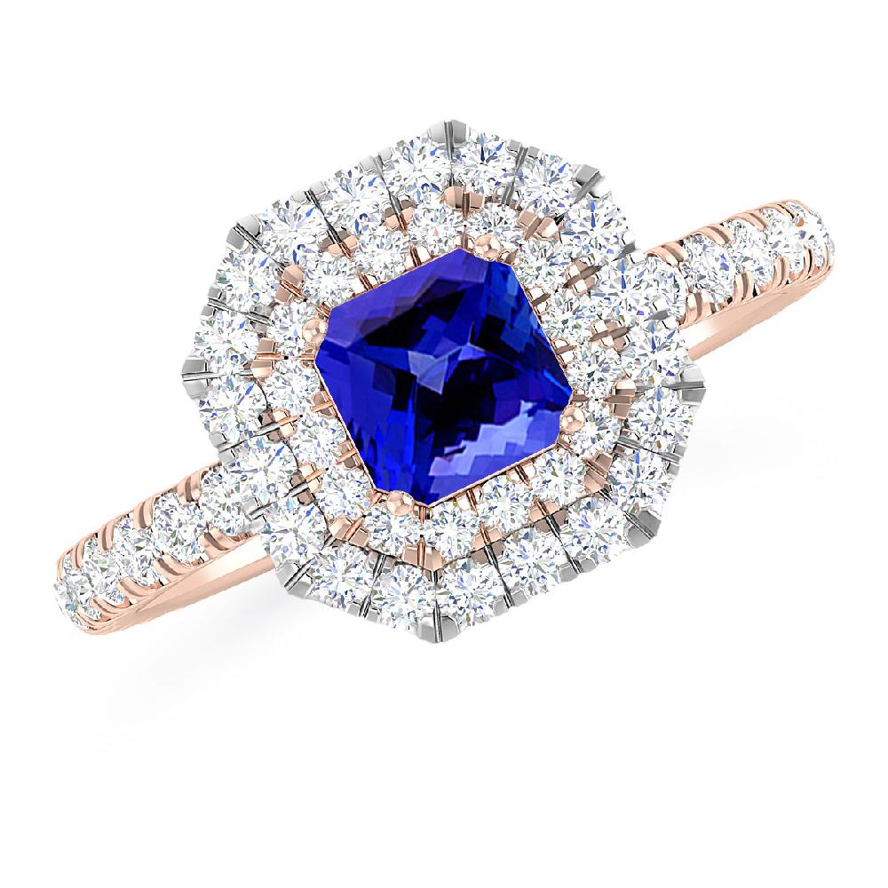 Rose Gold - Tanzanite