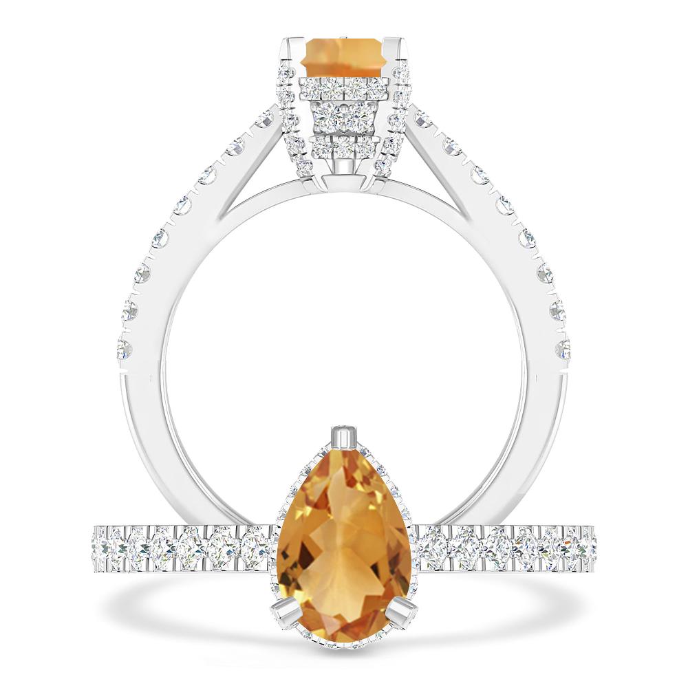 White Gold - Citrine