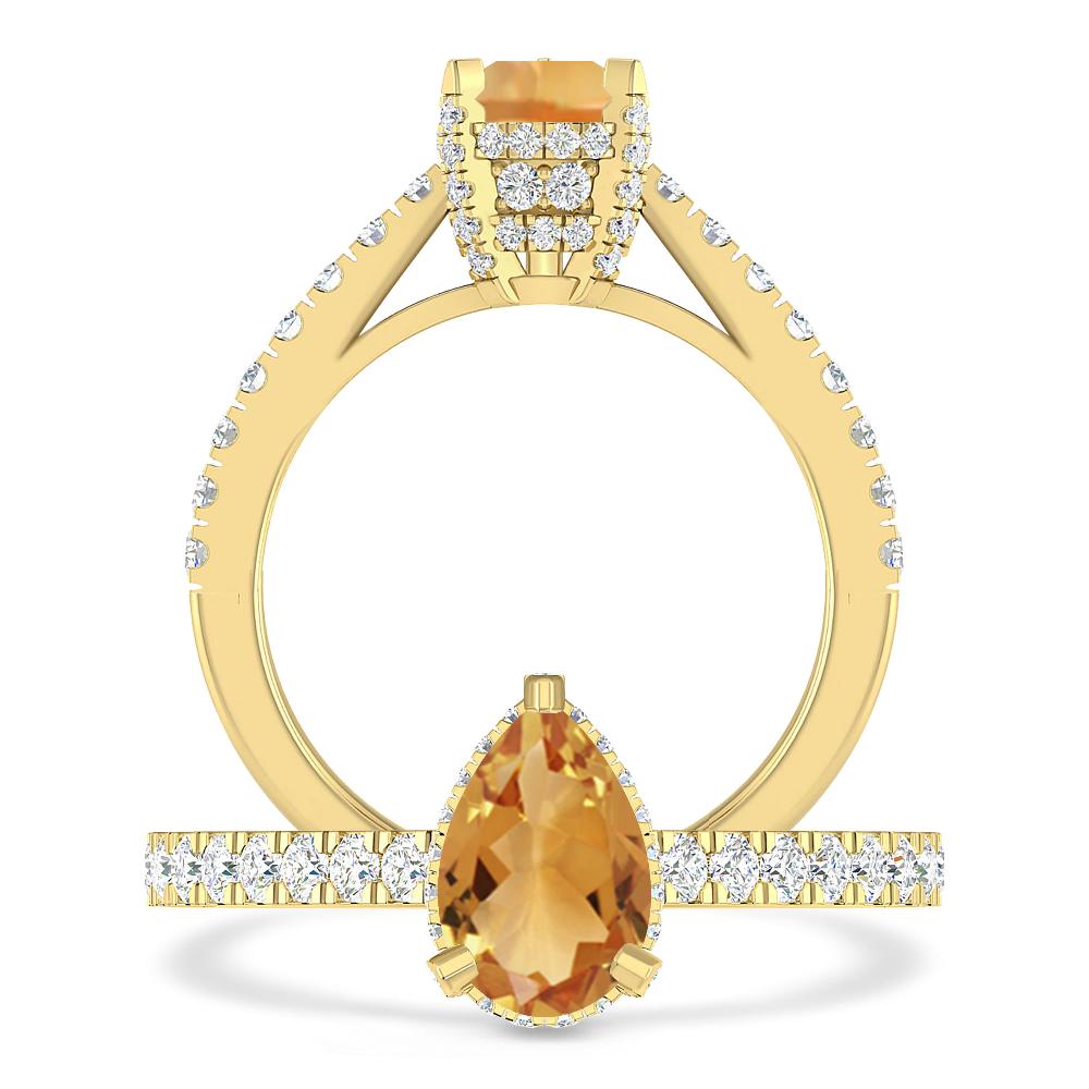 Yellow Gold - Citrine