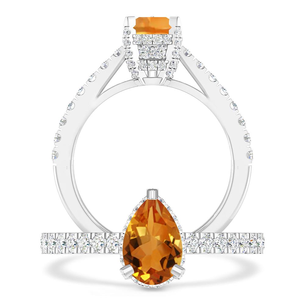 White Gold - Citrine