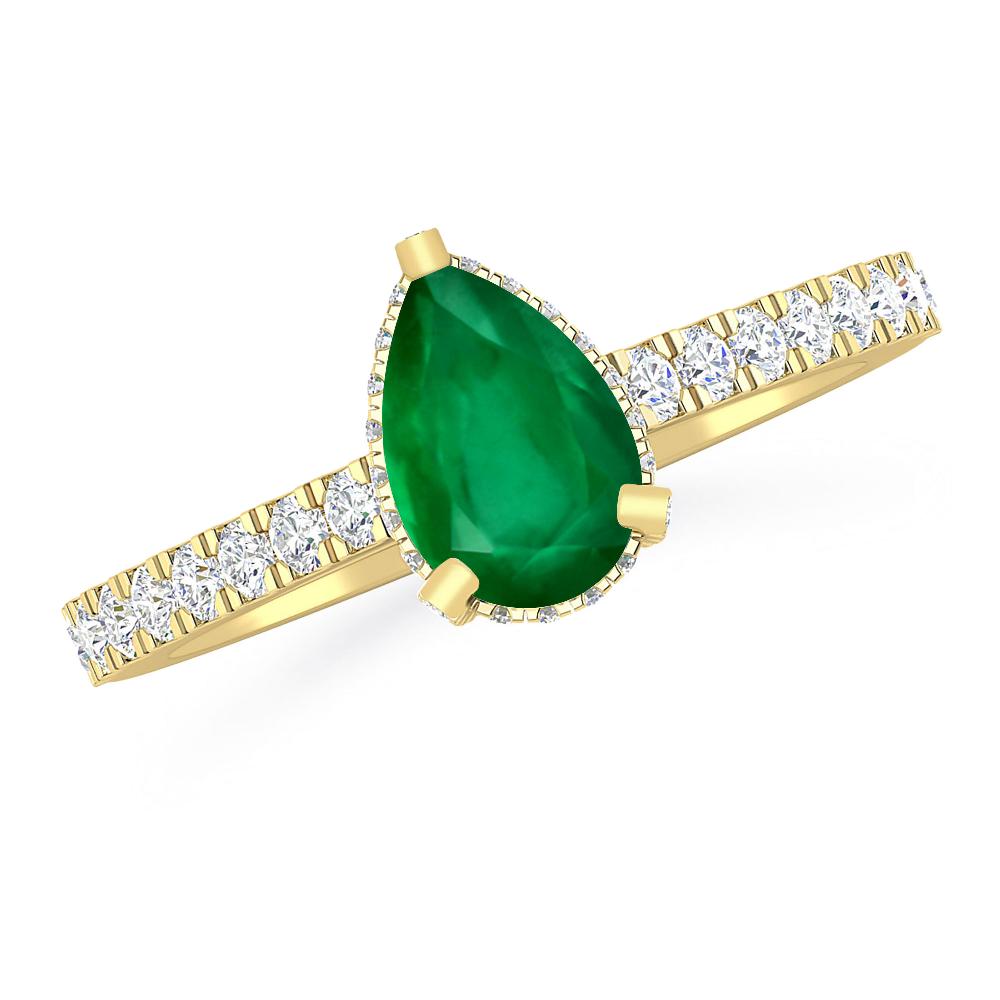Yellow Gold - Emerald