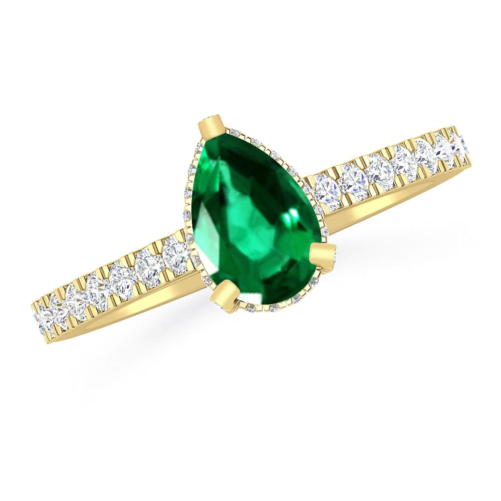 Yellow Gold - Emerald