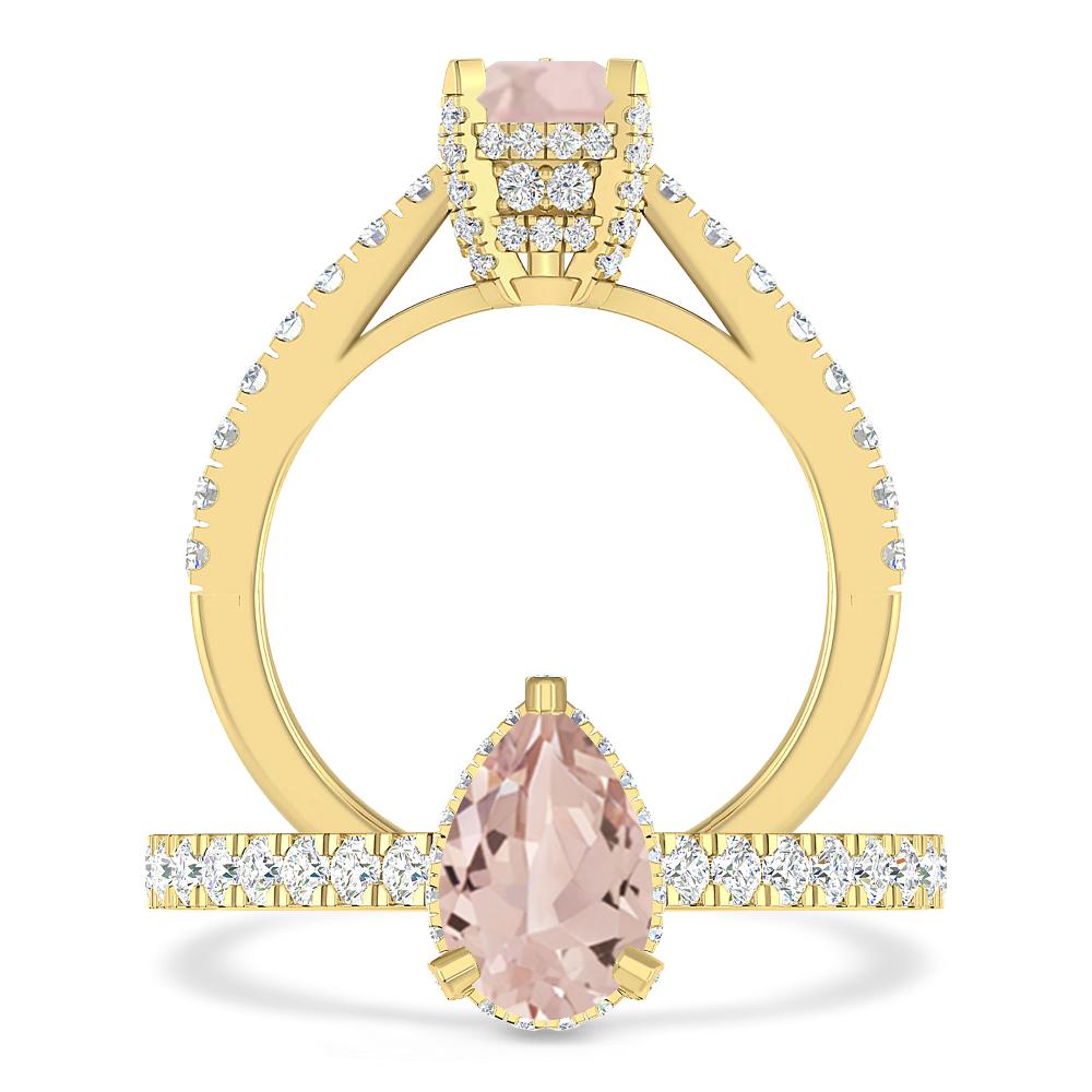 Yellow Gold - Morganite