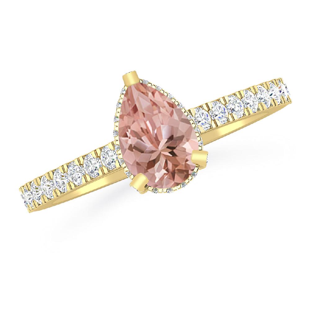 Yellow Gold - Morganite