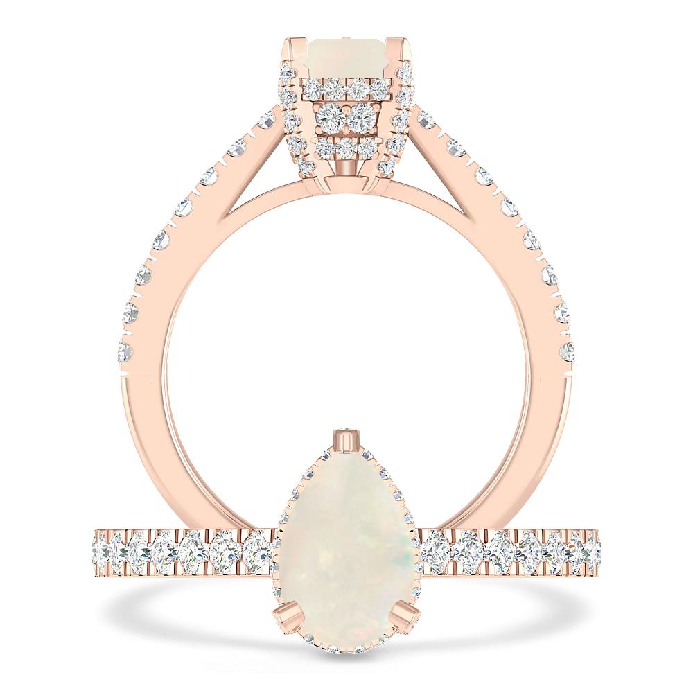Rose Gold - Opal