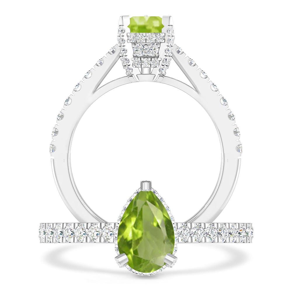 White Gold - Peridot