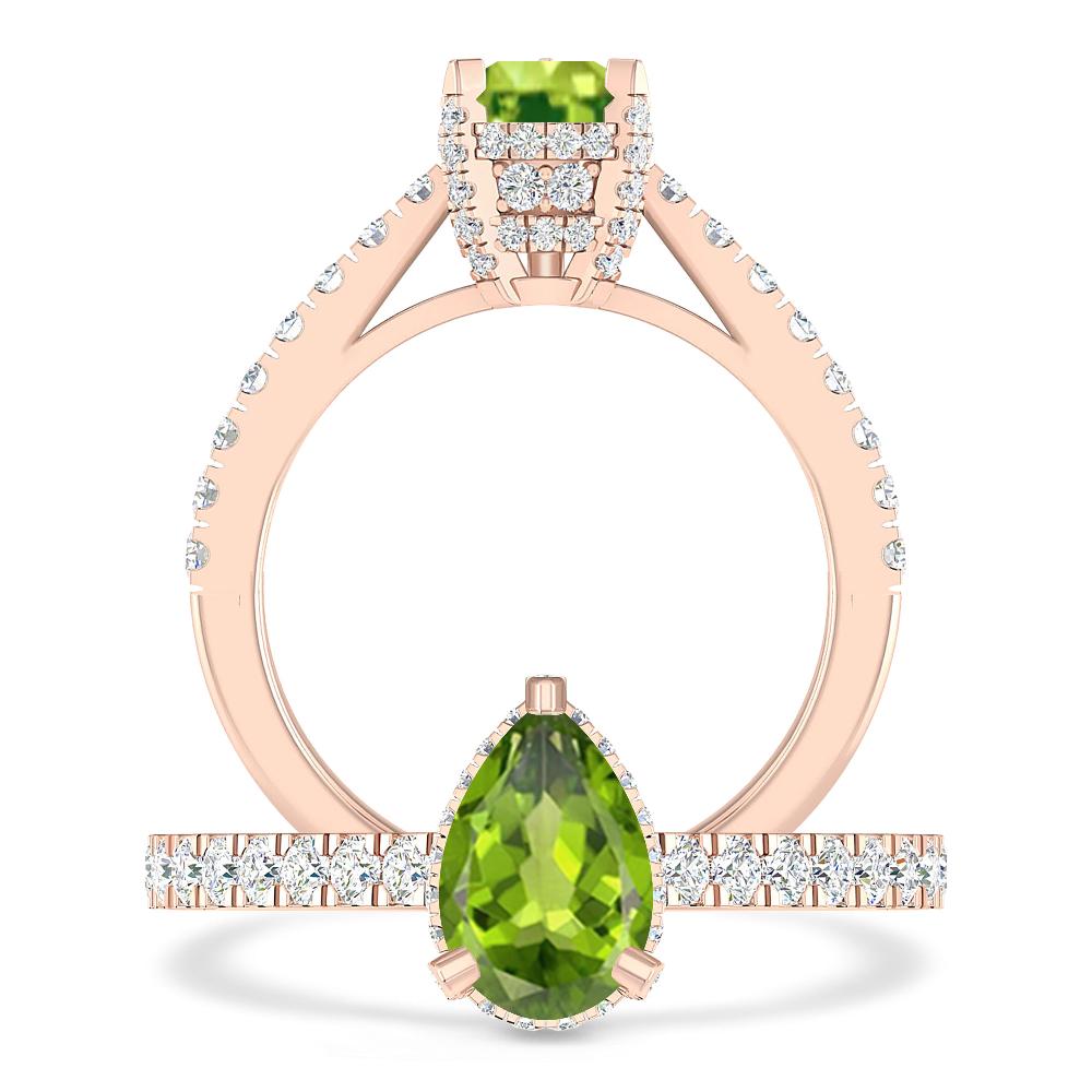 Rose Gold - Peridot