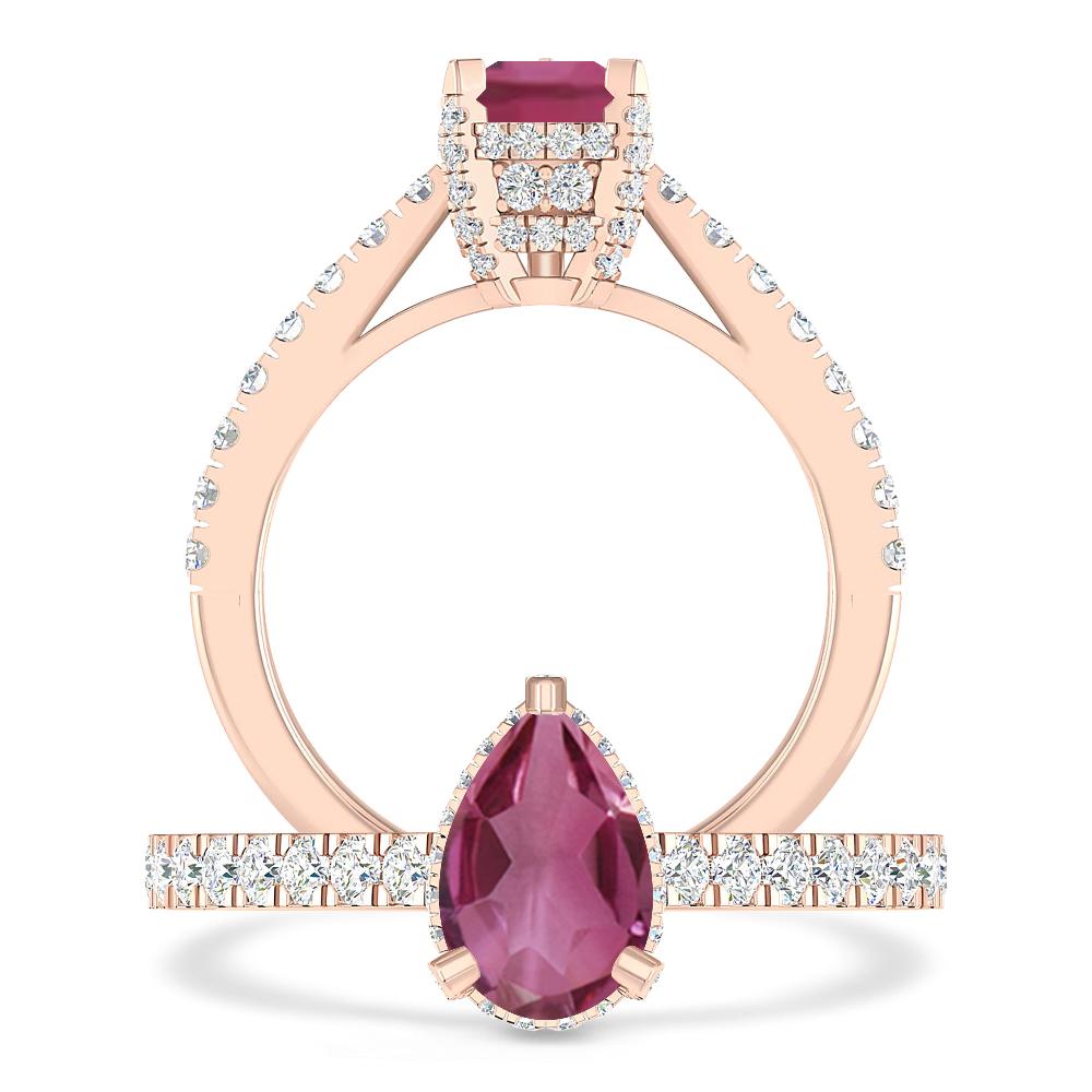 Rose Gold - Pink Tourmaline