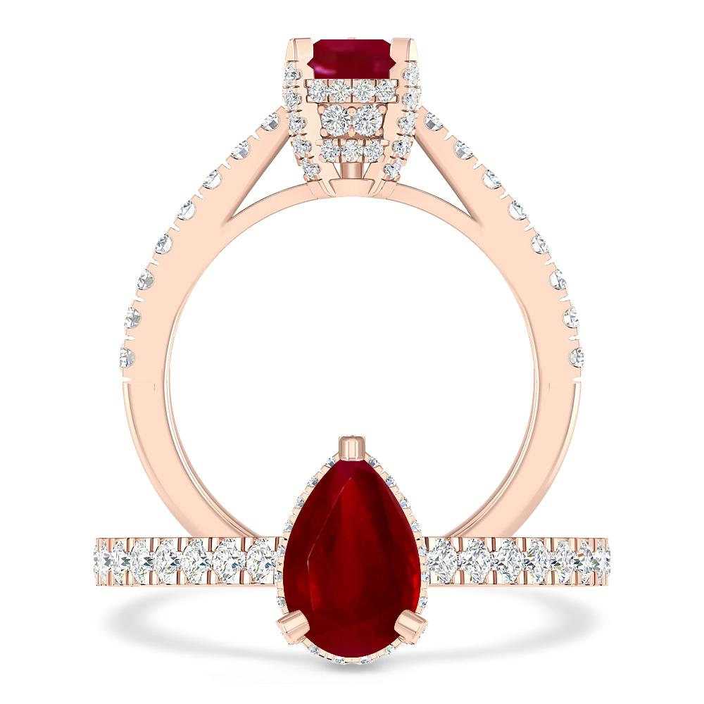 Rose Gold - Ruby