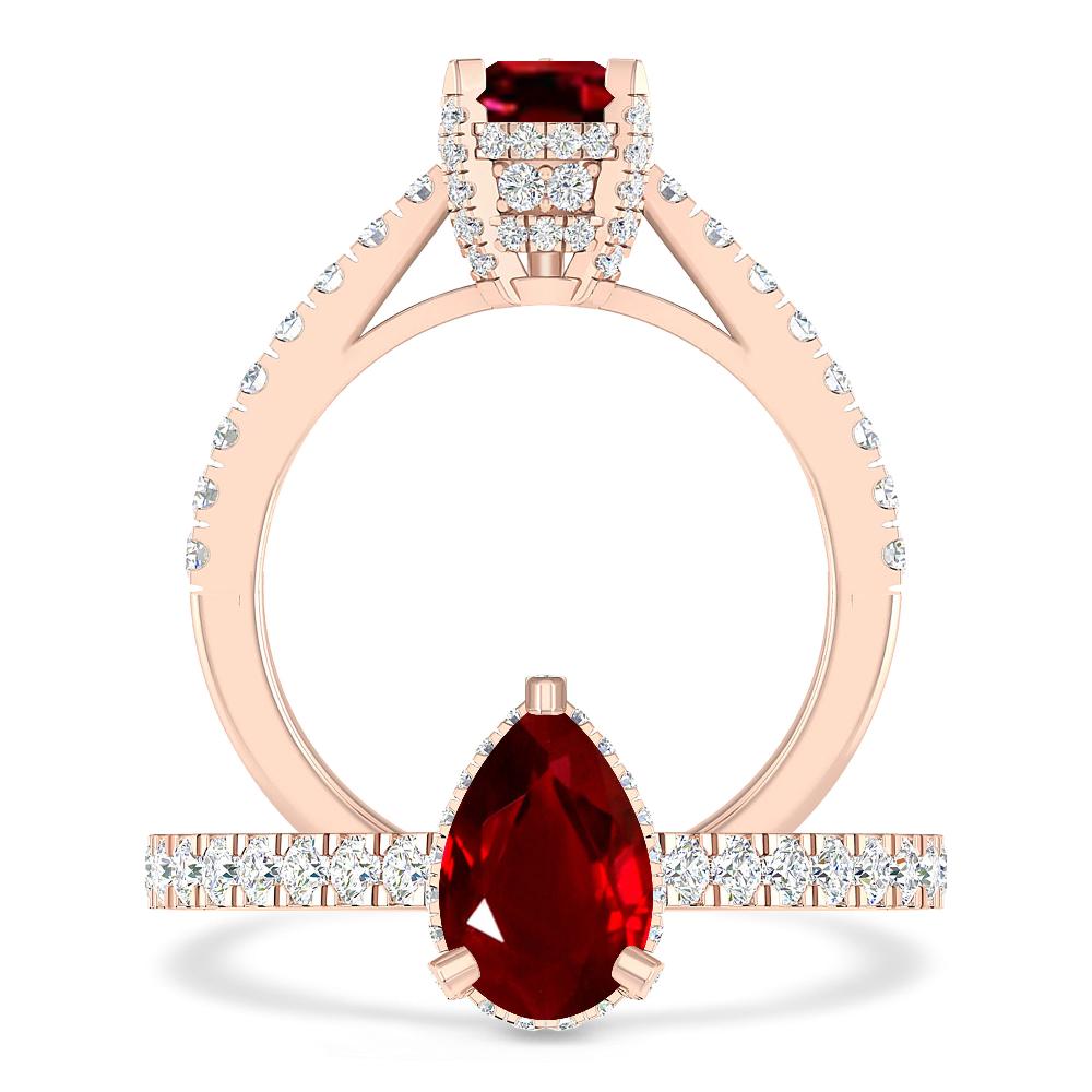 Rose Gold - Ruby