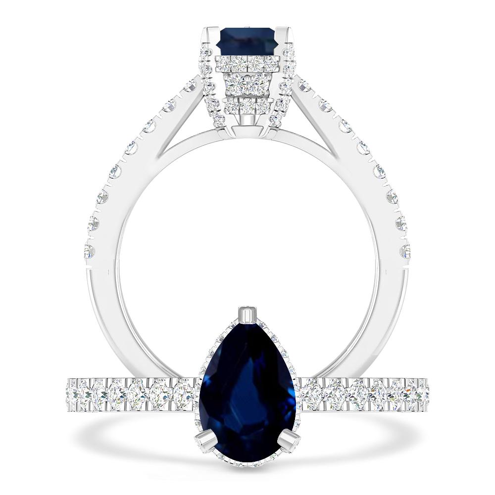 White Gold - Sapphire