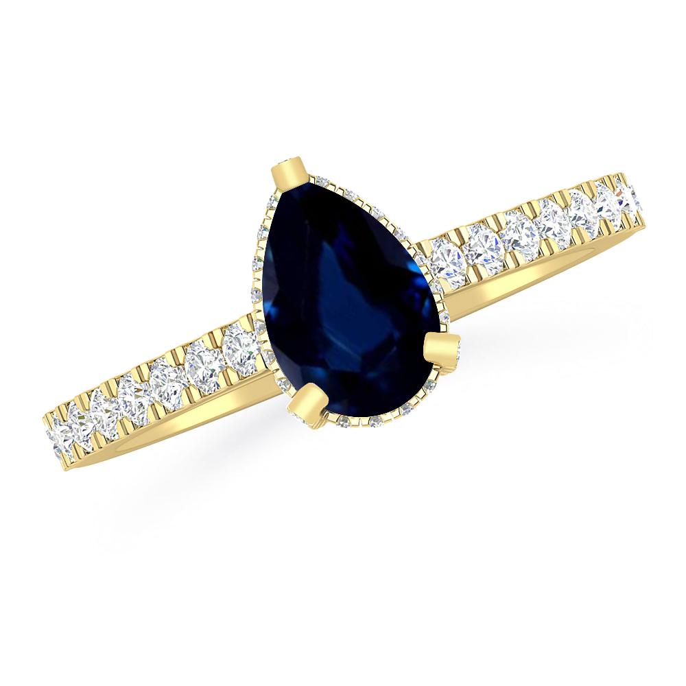 Yellow Gold - Sapphire