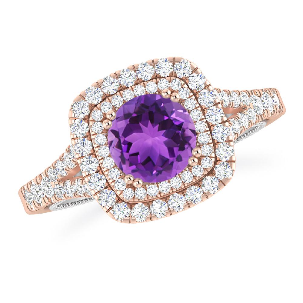 Rose Gold - Amethyst