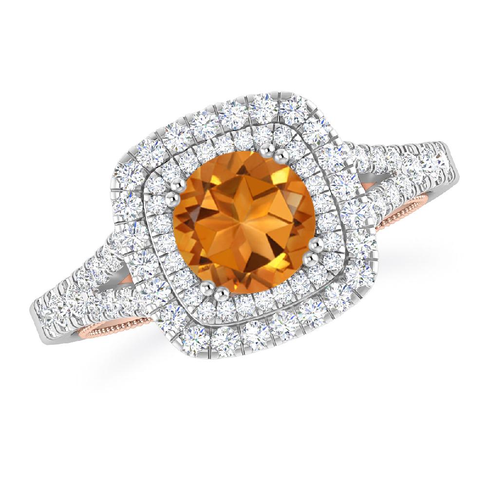 White Gold - Citrine