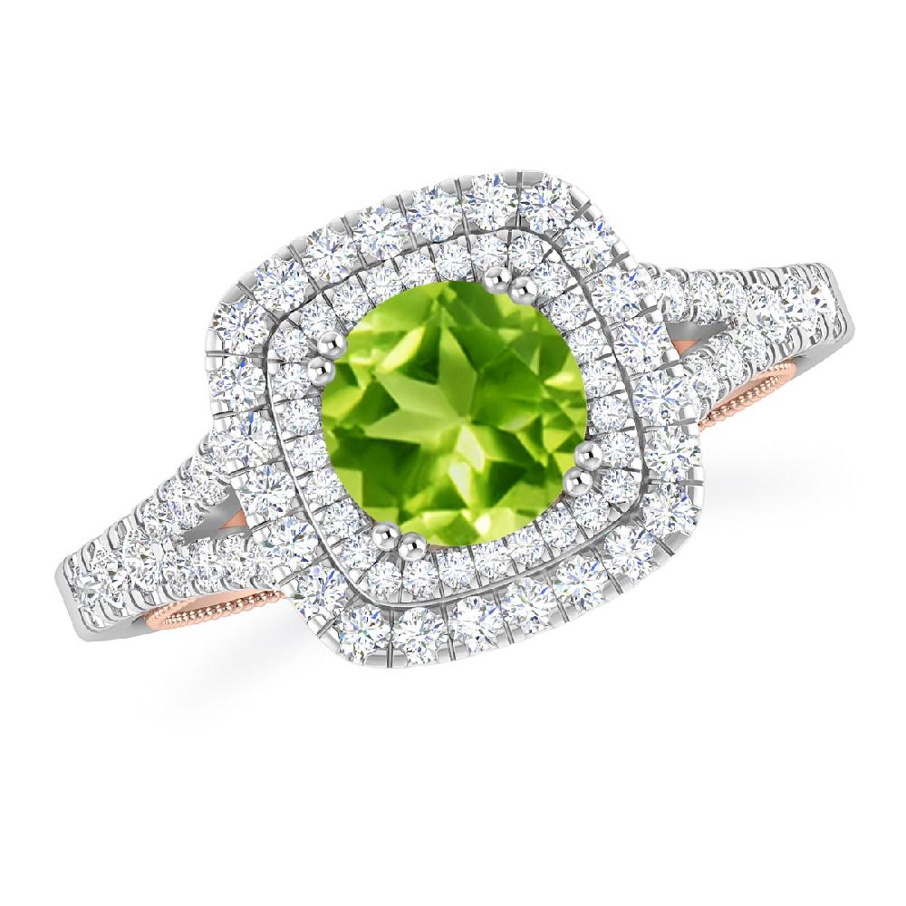 White Gold - Peridot
