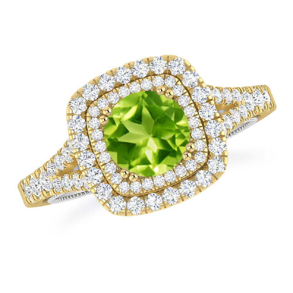 Yellow Gold - Peridot