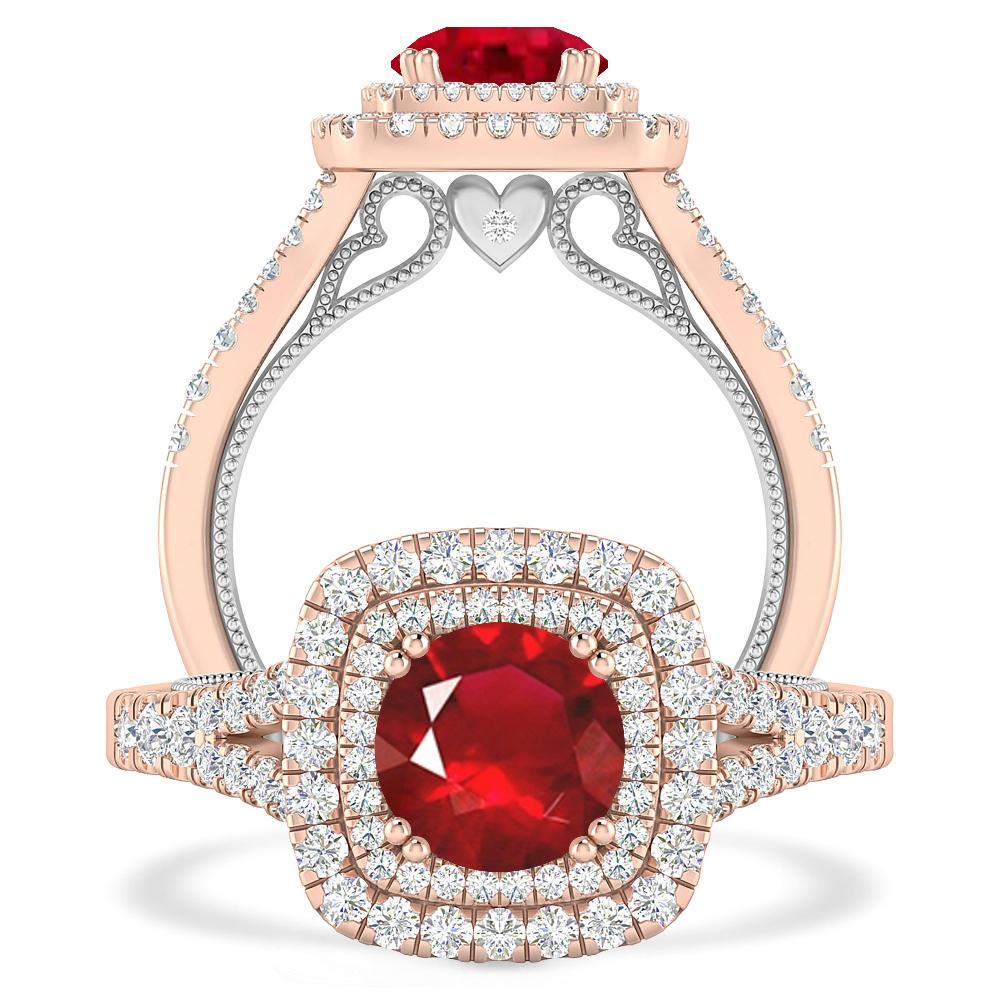 Rose Gold - Ruby