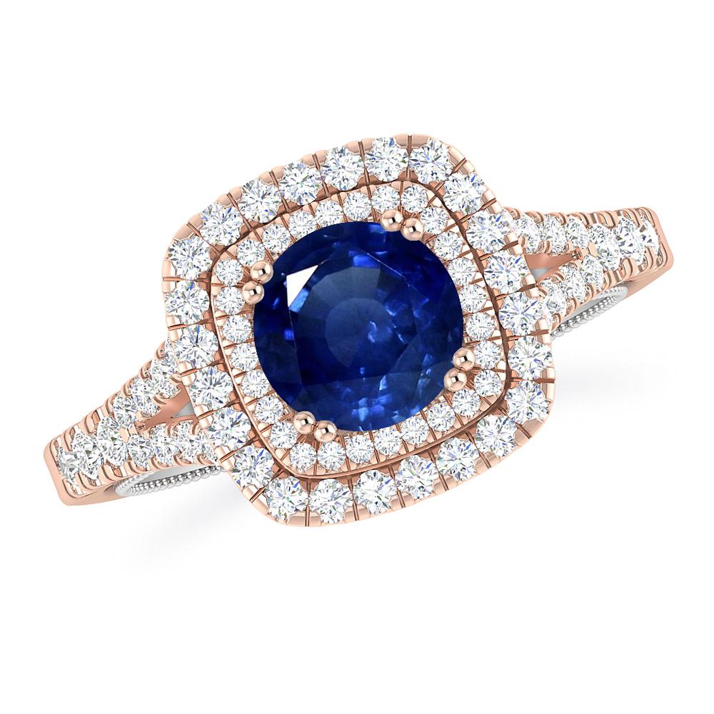 Rose Gold - Sapphire