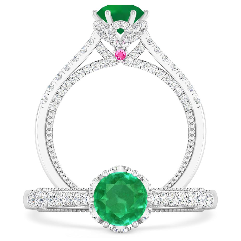 White Gold - Emerald