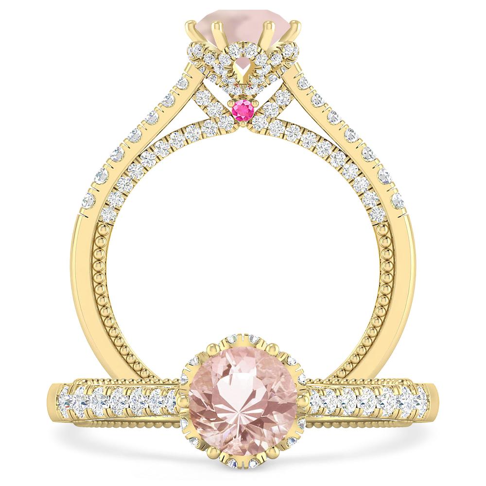 Yellow Gold - Morganite