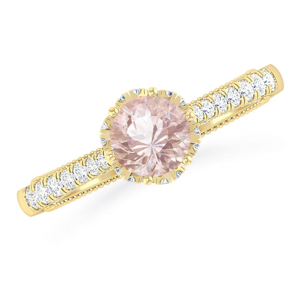 Yellow Gold - Morganite