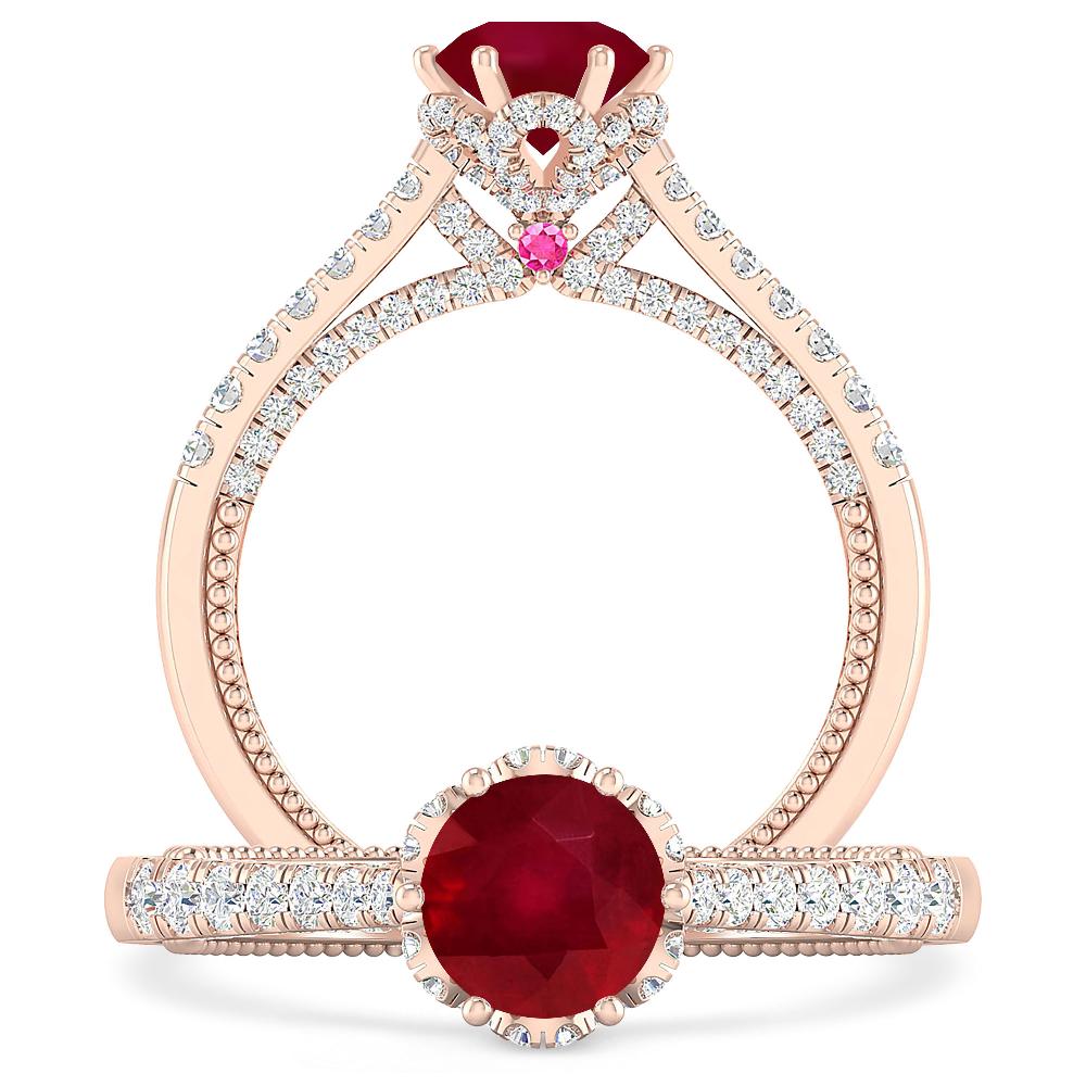 Rose Gold - Ruby