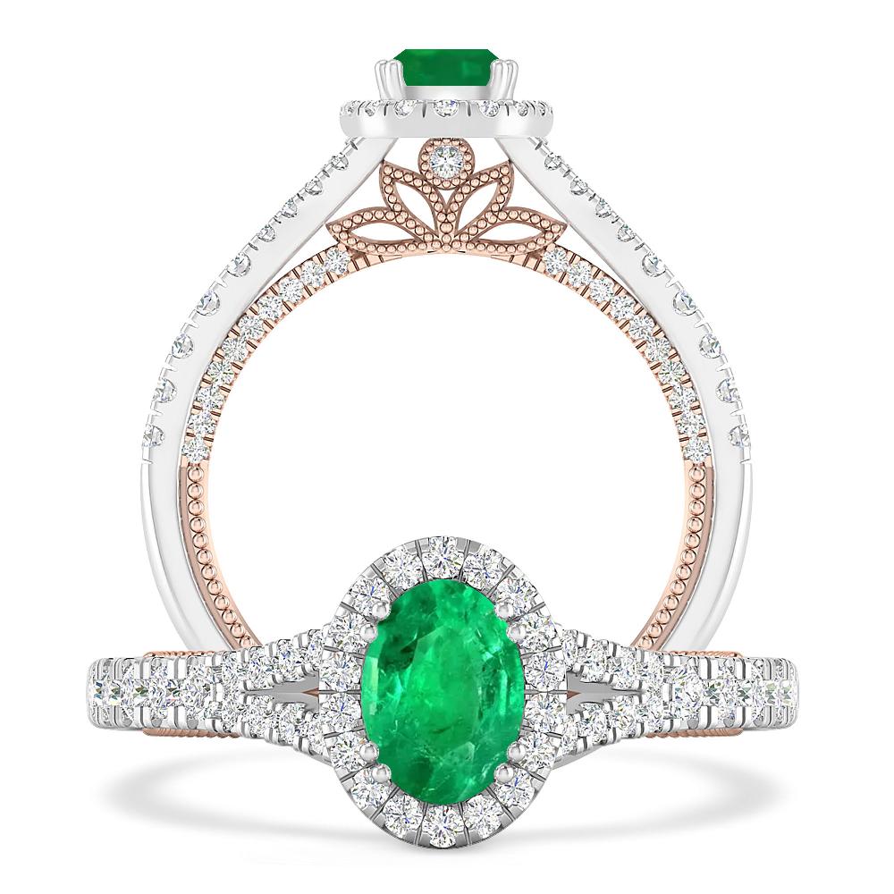 White Gold - Emerald