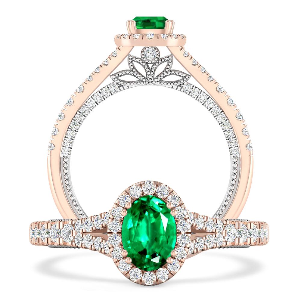 Rose Gold - Emerald