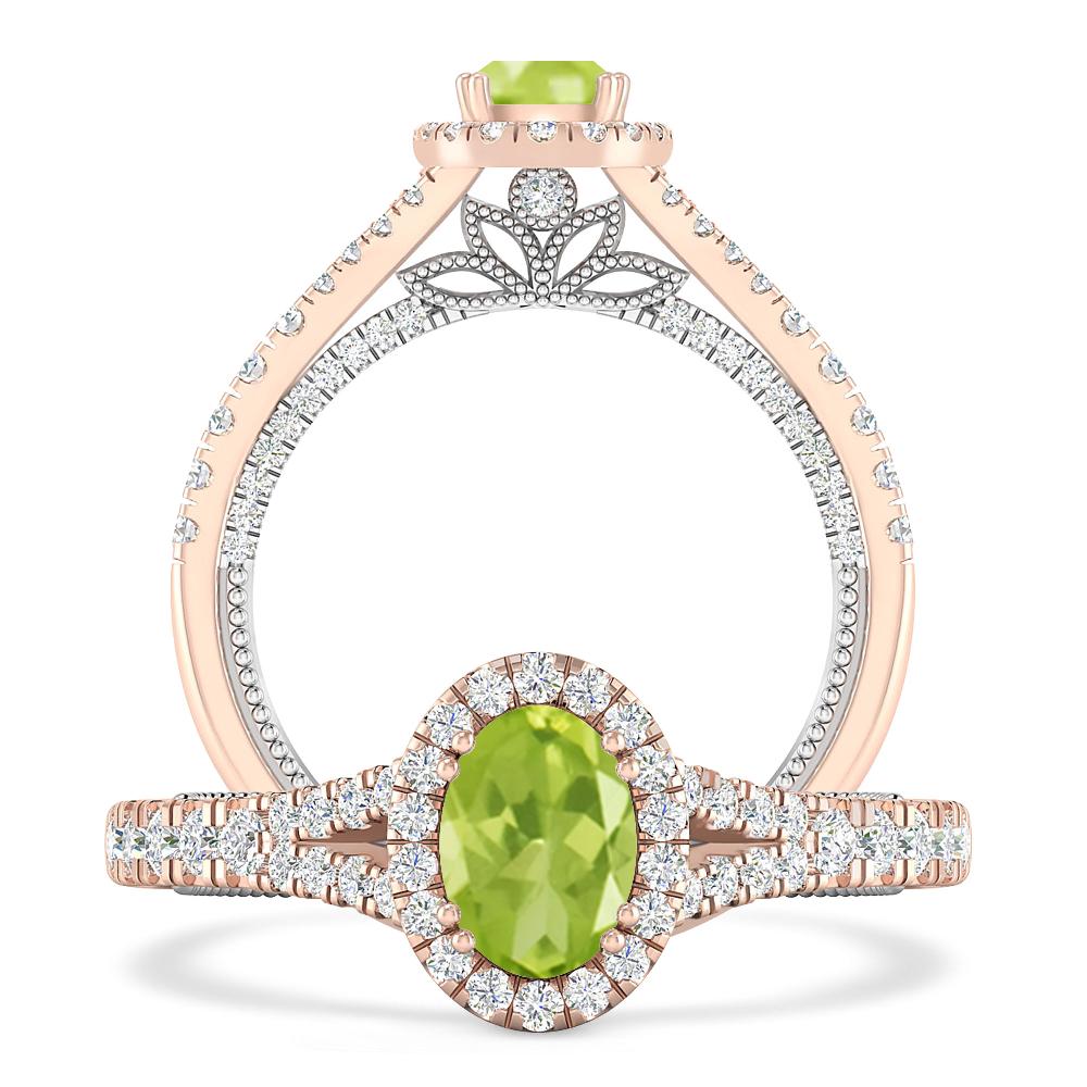 Rose Gold - Peridot