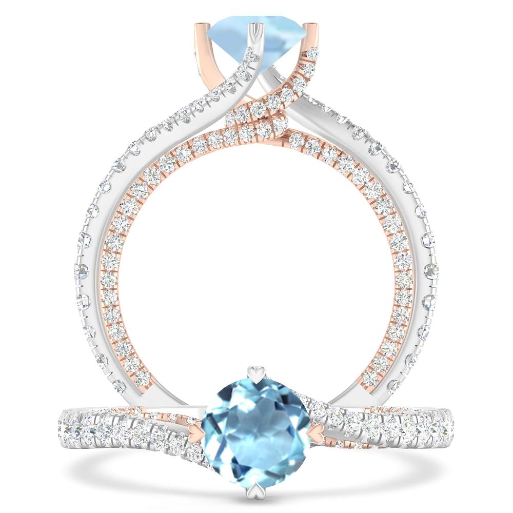 White Gold - Aquamarine