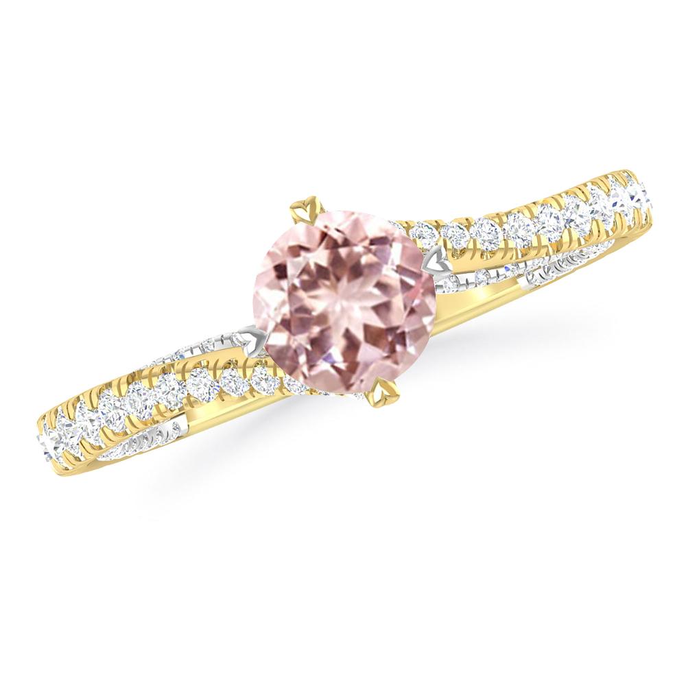 Yellow Gold - Morganite