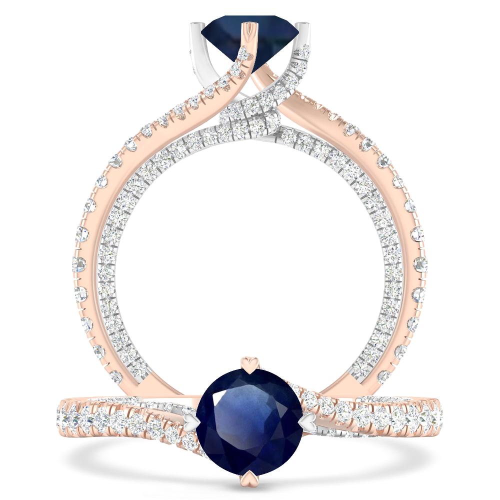 Rose Gold - Sapphire