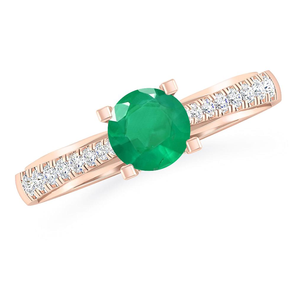 Rose Gold - Emerald