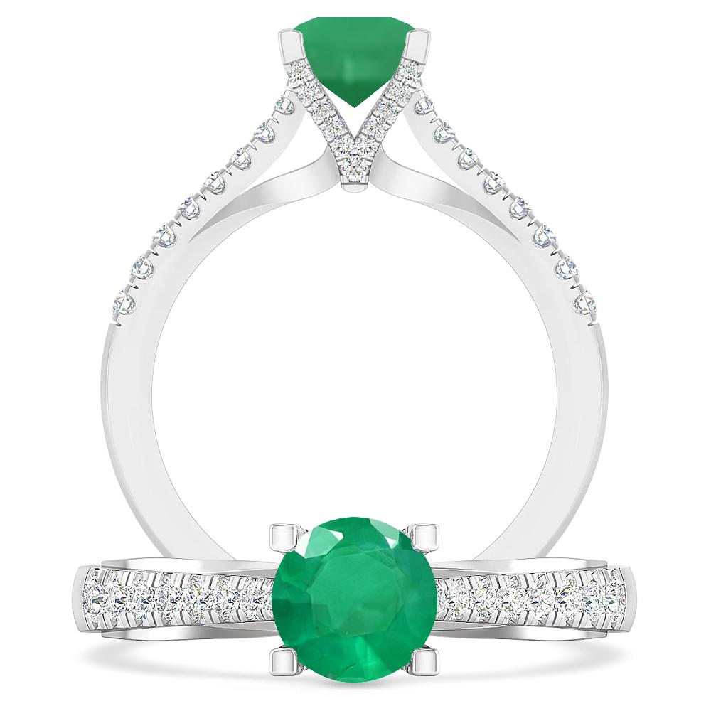 White Gold - Emerald