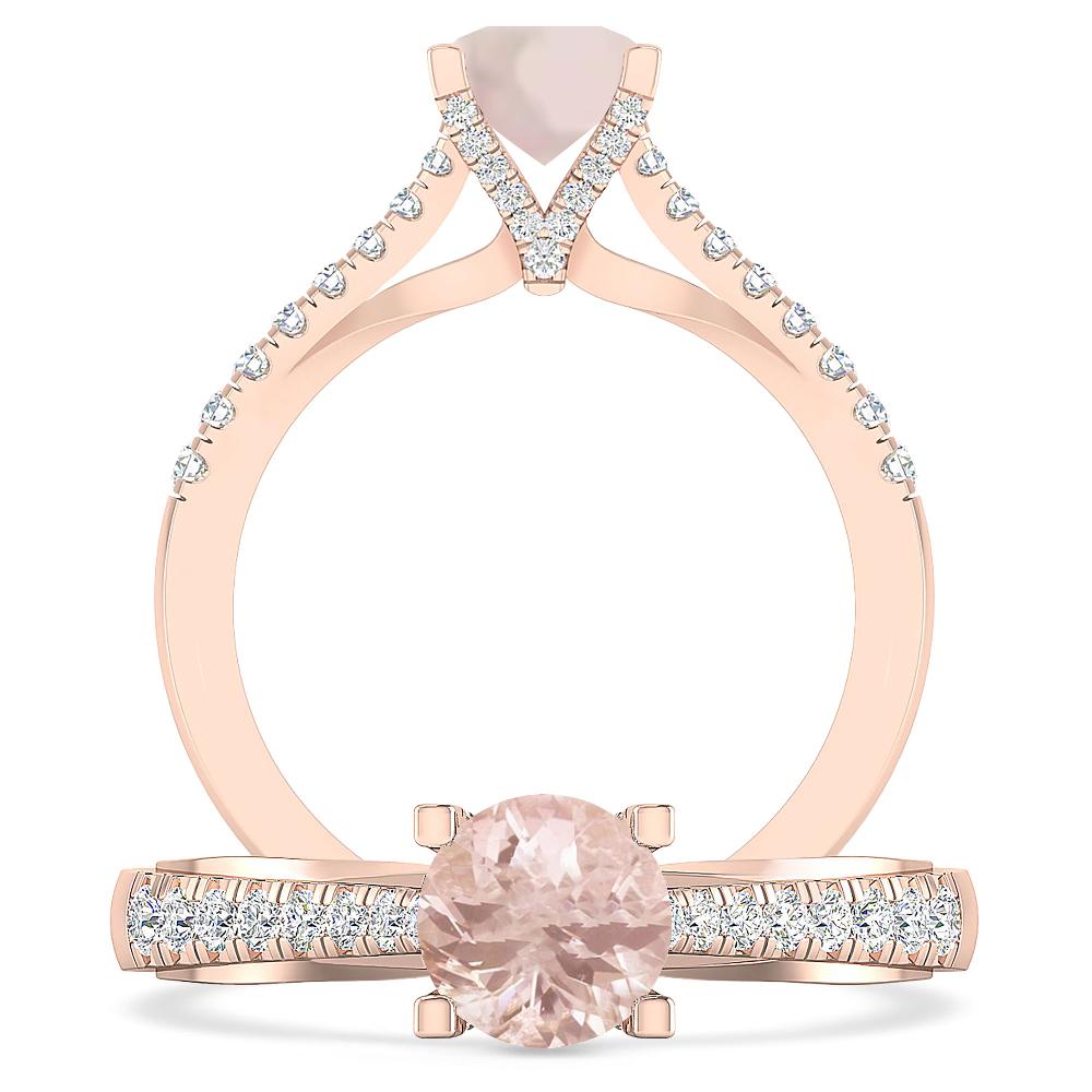 Rose Gold - Morganite
