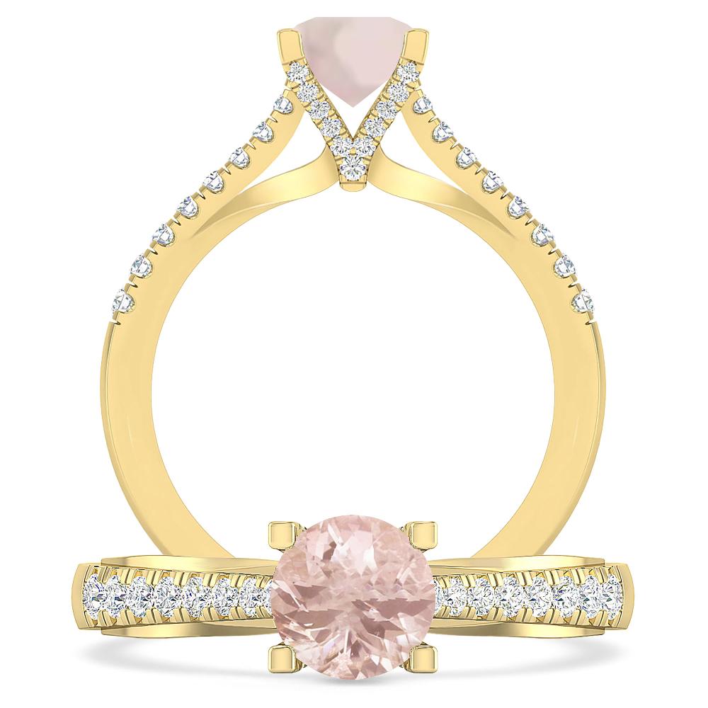 Yellow Gold - Morganite
