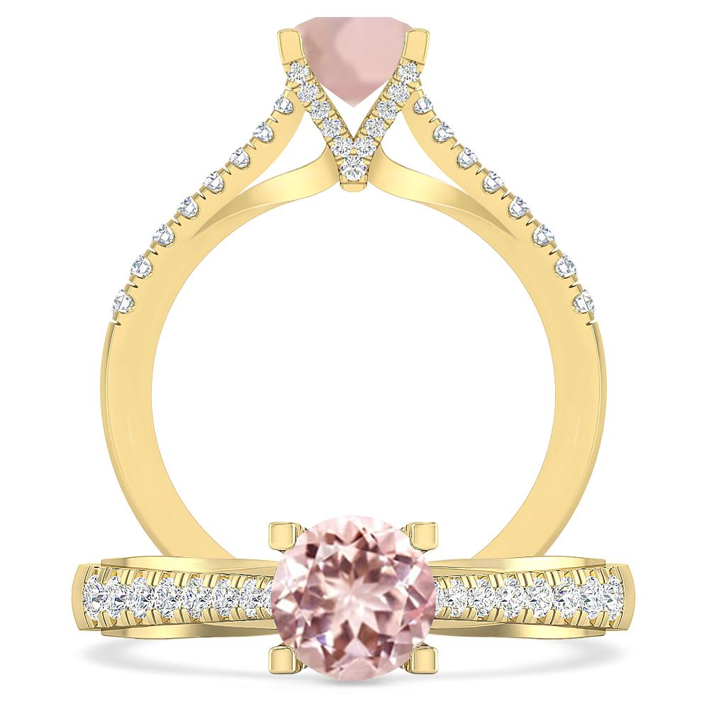 Yellow Gold - Morganite