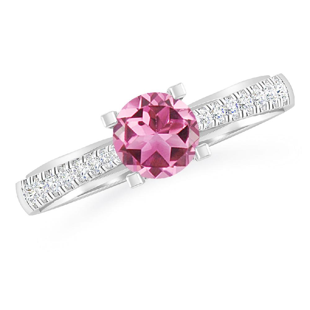 White Gold - Pink Tourmaline